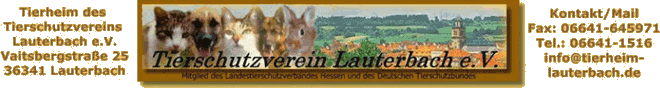 Tierheim Lauterbach - Tierschutzverein Lauterbach e.V.